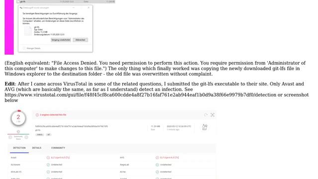 git-lfs on WSL blocked by Avast Free Antivirus смотреть онлайн