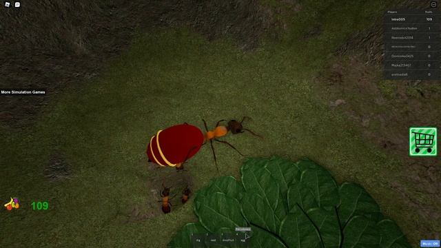 Симулятор муравья в Roblox смотреть онлайн