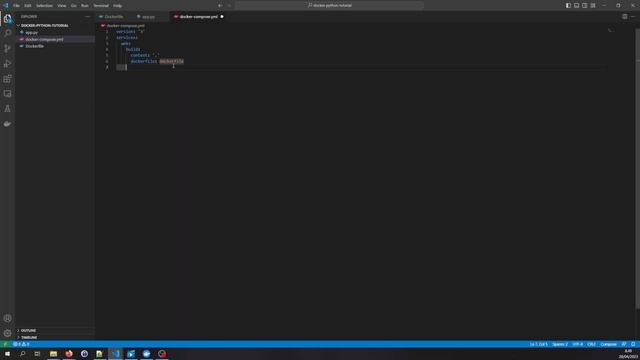 Getting started python with docker