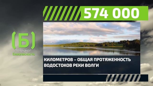 Какова общая протяженность водостоков Волги? смотреть онлайн