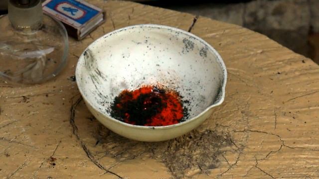 Вулканчик^Разложение дихромата аммония^Своими руками смотреть онлайн