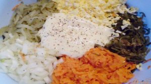 Салат из ламинарии с морковью