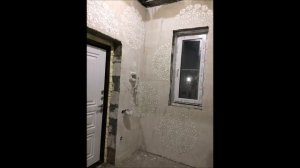 Недорогой ремонт коридора. Декоративная штукатурка. Короед. Трафарет для декора стен.
