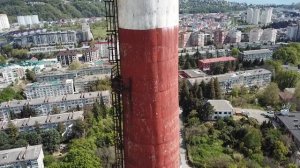 Труба от заброшенной котельной в Лазаревском