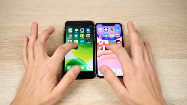 iPhone 7 Plus vs iPhone 11 Speed Test! смотреть онлайн