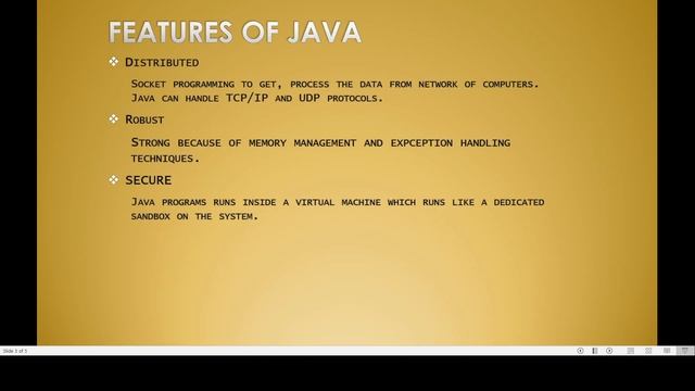1 Java Features смотреть онлайн