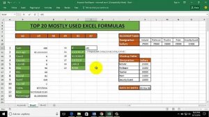 Very Important Top 20 Excel formulas for every person