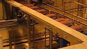 Автоматизированная линия из транспотреров с модульной лентой..mp4