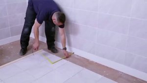 Укладка плитки в ванной комнате