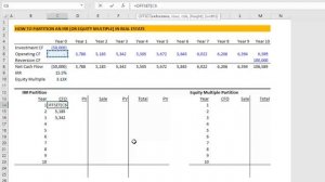 Watch Me Build - Partitioning an IRR in Real Estate Analysis