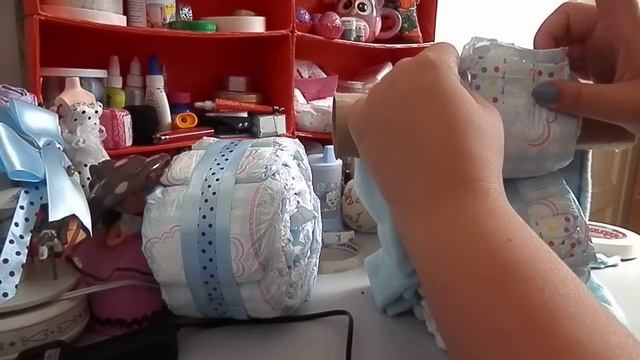 Triciclo de fraldas - Artesanato / Passo a passo / Tutorial / Diy смотреть онлайн
