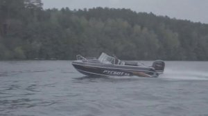 "РУСБОТ-55" с ПЛМ "Golfstream F115". Тест на воде.