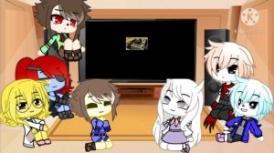 |Реакция персонажей андертейла на John Brain|/Что будет если стоять в начале игры\