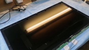 ue32f5300ak звук есть, изображения нет. замена подсветки. занижение тока.