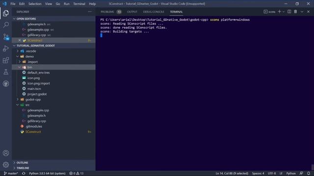 Godot Engine C++ en español " Instalación siguiendo los pasos de la página oficial" смотреть онлайн