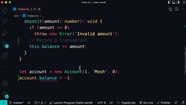 The Ultimate TypeScript Course，Classes, Interfaces: Access Control Keywords