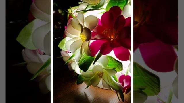 Светильник из ромашек"Радость"????????????????? смотреть онлайн