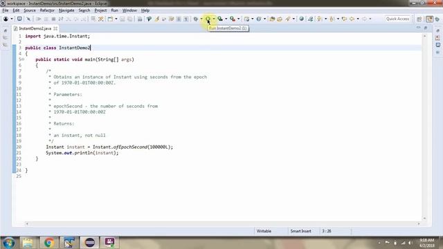 How to use ofEpoch methods of Instant class? | Java 8 Date and Time