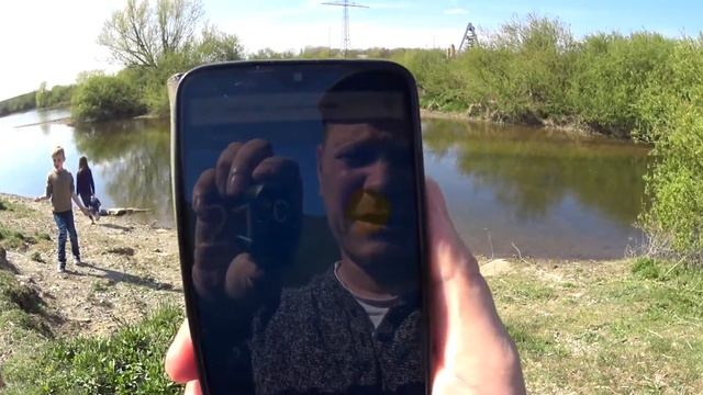 Не большая съёмка под водой, отдых на речке