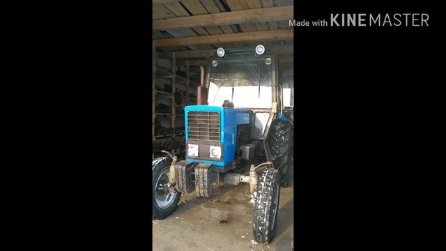 МТЗ-80.  Завели в -1224 вольта.