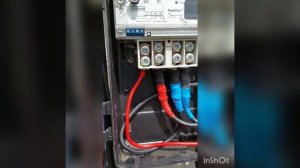 Перенос счетчика с стены дома на опору в частном доме. Ревизия соединения СИП с мендным проводом.