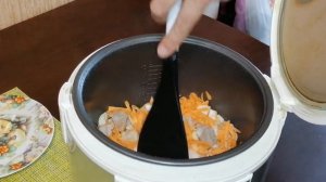 Гречневая каша с мясом в мультиварке Panasonic SR-TMH18