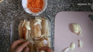 ФИЛЕ МИНТАЯ В СЛИВОЧНОМ СОУСЕ В ДУХОВКЕ