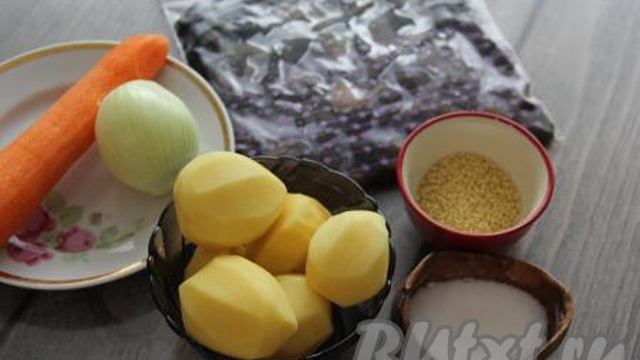 Грибовница из замороженных лесных грибов