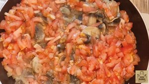 Макароны с мясом и овощами на сковороде! Очень простой рецепт, который покорил всех!