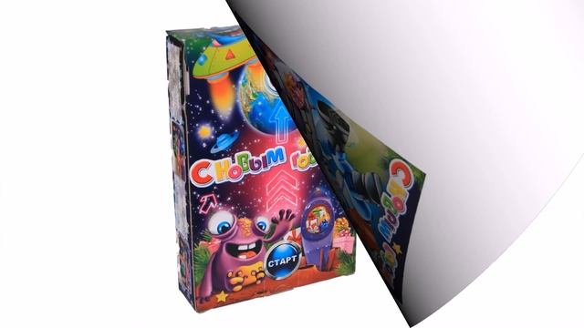 Сладкий новогодний подарок весом 1300-1400 грамм в картонной упаковке смотреть онлайн