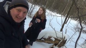 Леха Хомяков и Школьница выпивают в Лесу , Леха Хомяков
