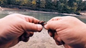 Груз"Балерина"  на камнях горной реки. Рыбалке на Донку.