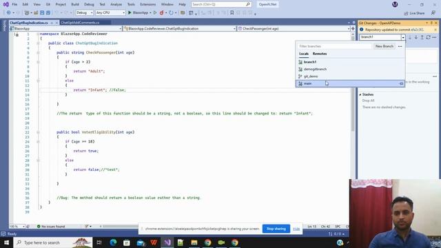 How to manage GitHub repository from Visual Studio IDE|Session#4|GitHub + VS 2022| Latest 2023