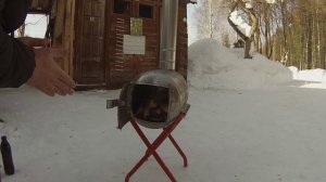печка для палатки, на дровах и брикетах.