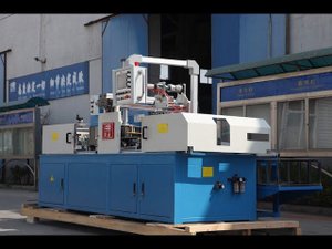 Автоматическое бухтование и упаковка пленкой в экструзионной линии Ф70 | Кабельное оборудование