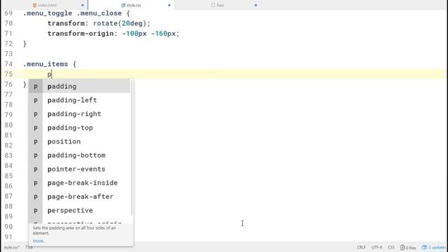 Off Canvas Navigation | HTML, CSS & JavaScript