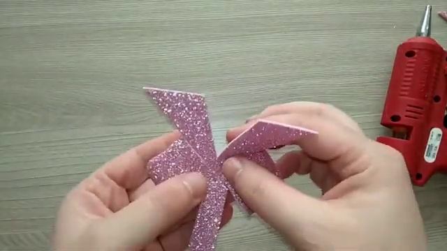 БАНТИКИ из ФОАМИРАНА (5 СУПЕР Идей!!!) / Glitter Foam Sheet Craft / Foam Bows / DIY