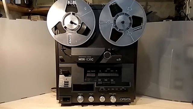 Катушечный магнитофон Орбита 108 - космический дизайн, отличная задумка!!! смотреть онлайн