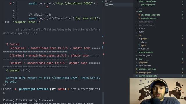 E2E Testing con GitHub actions y Playwright смотреть онлайн