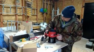 обзор  вскрытие посылки ручного фрезера ELITECH Ф1800Э