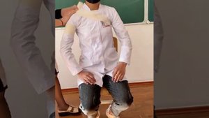 Техника наложения колосовидной повязки