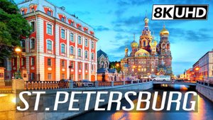 Санкт-Петербург Россия 8K Видео Ultra HD 120fps