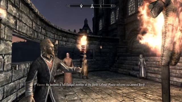 Skyrim: How to become a Bard in Solitude