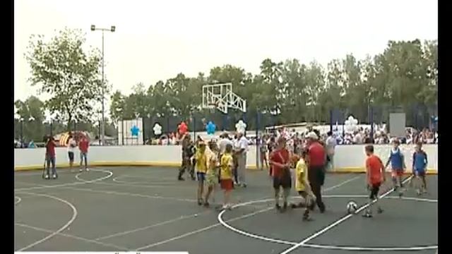 Открытие спортплощадки Локоть 03 08 16 смотреть онлайн