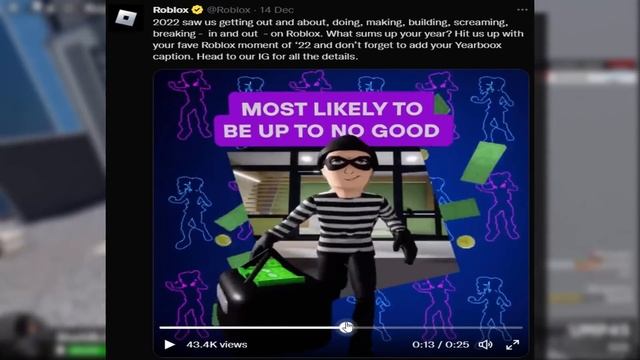 Roblox's biggest fail of the year... (Roblox Yearboox) смотреть онлайн