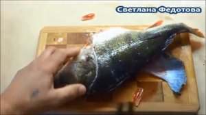 Как быстро разделать (почистить) окуня.