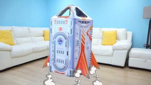 Gaby and Alex pretend to be an astronauts and goes to explore Space