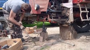 т 25 .Качество современных втулок при ремонте оси качения. (Переднего моста) Июль 2021.