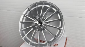 Диски SRL LK026 19 9.5J вес 9,6kg Silver Machined Face