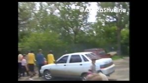 Город Куйбышев (Каинск) НСО, 19 июня 1999 год. День города. Прогулка семьей. Архивные съемки 90-х